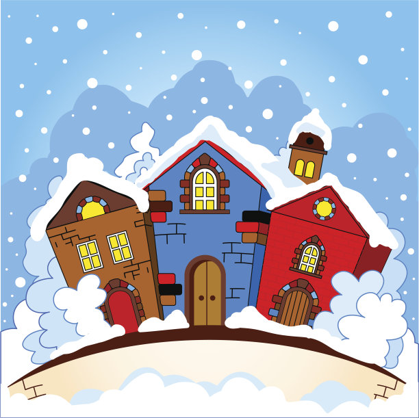 城镇冬季图片下载