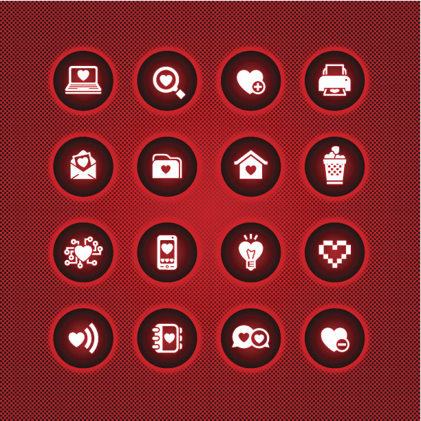 设置情人节图标，网络上的爱情符号图片下载