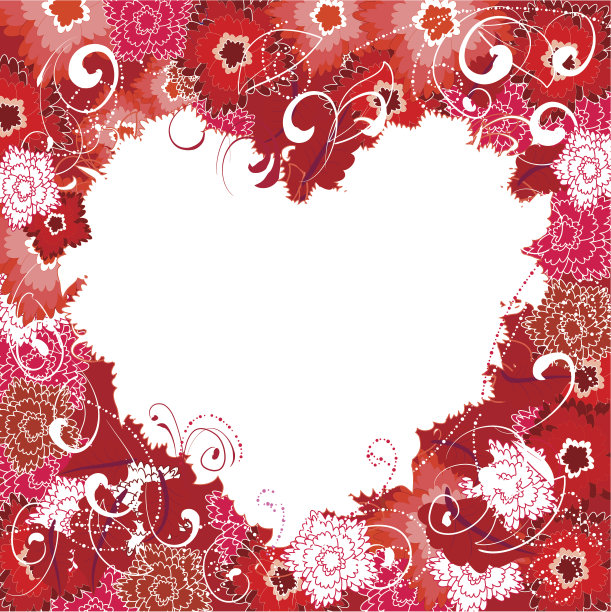 情人节鲜花框架图片下载