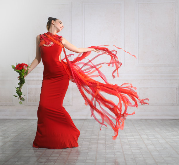 夫人用红色图片下载