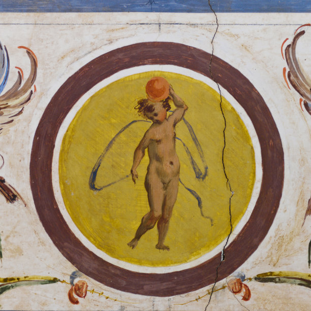 小天使壁画图片下载