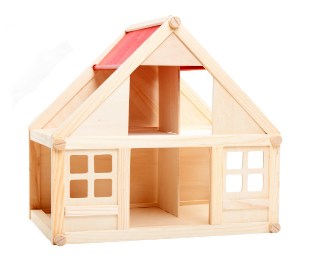 木制玩具的房子图片下载