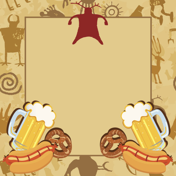 男士洞穴单身派对邀请卡图片下载