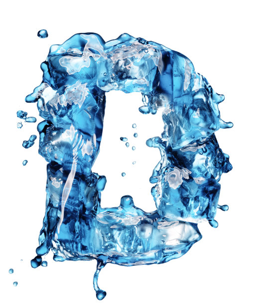 冰水字母图片下载