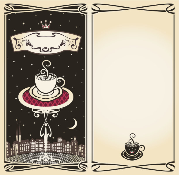 城市景观菜单图片下载