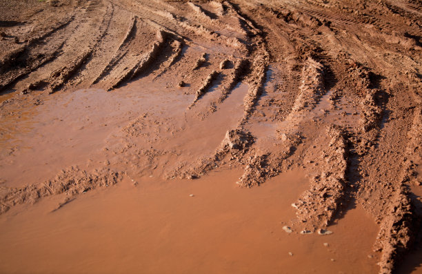 泥自行车履带纹理图片下载