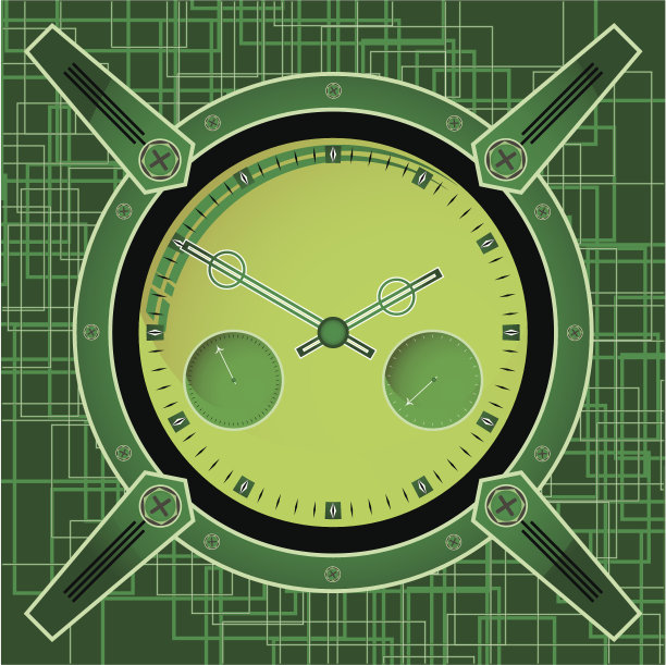 蒸汽朋克风格的计时器，背景是抽象的图片下载