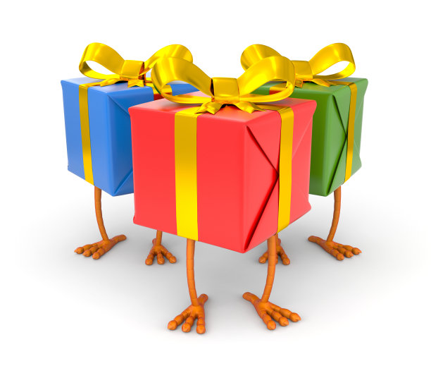 有鸡腿的礼盒图片下载