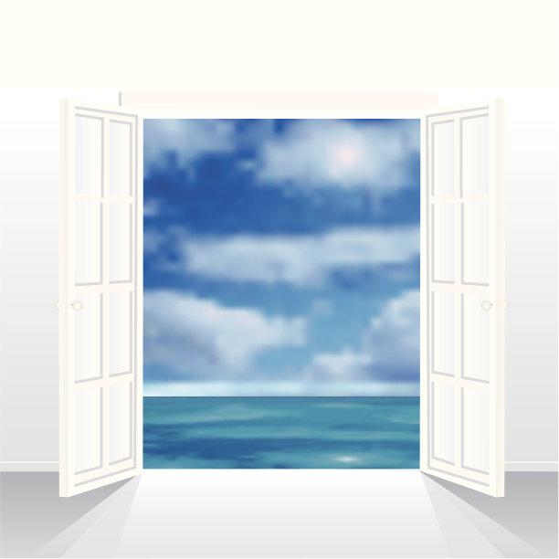 门在海上图片下载