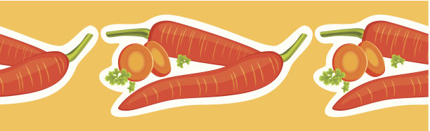 胡萝卜饰边图片下载