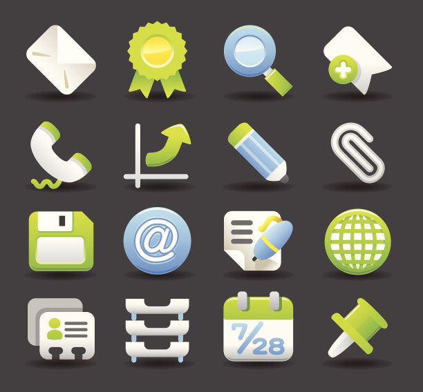 商业、办公图标集图片下载