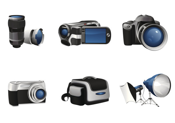 摄影设备图标素材图片