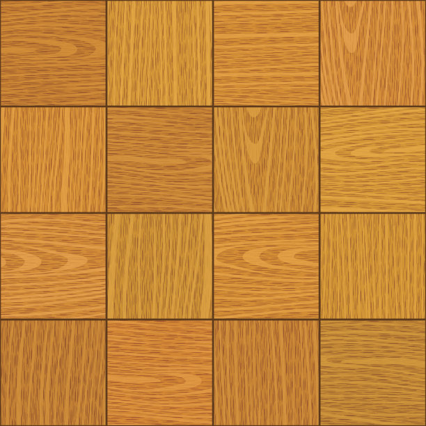 无缝轻橡木方形拼花面板纹理图片下载