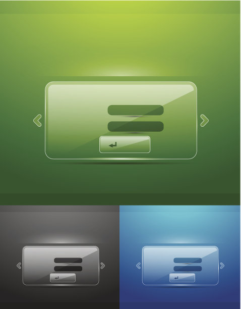 Vector透明登录表单图片下载