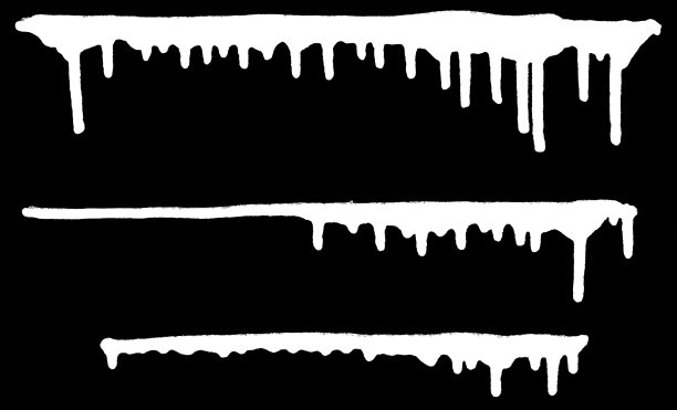 白色油漆滴图片下载