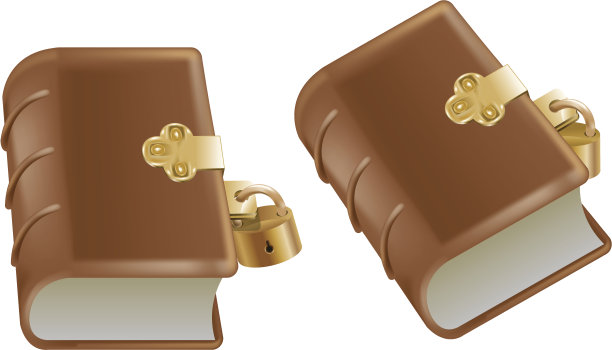 旧书在锁上合上了图片下载