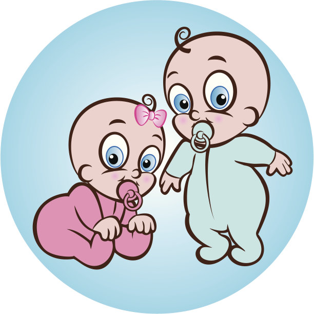 快乐的小男孩和女孩图片下载