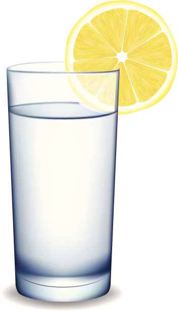 一杯柠檬水。图片下载