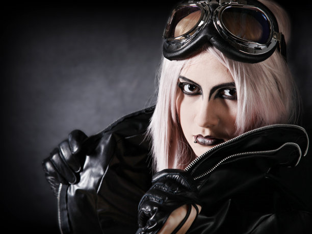 一位岩石女士的肖像图片下载