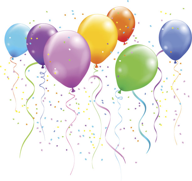 彩色气球图片下载