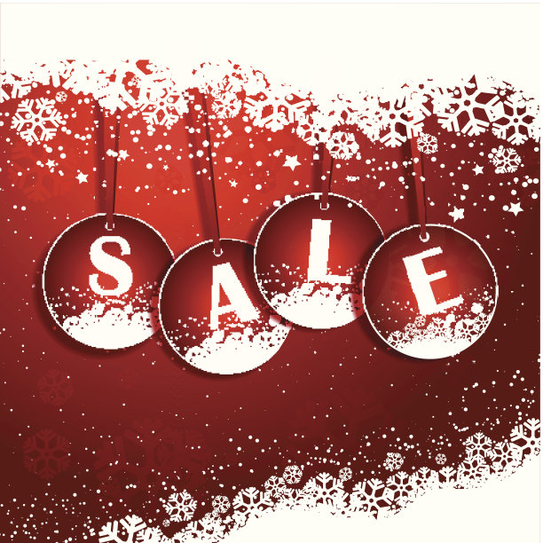 圣诞节销售背景图片下载