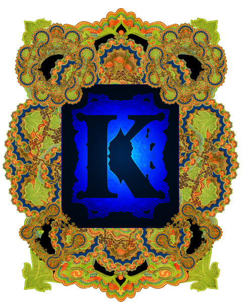 字母K。图片下载