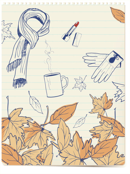 秋天的涂鸦图片下载