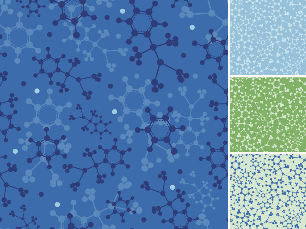 纳米机器人分子无缝模式收集图片下载
