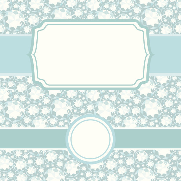 闪闪发光的钻石无缝模式和框架设置图片下载