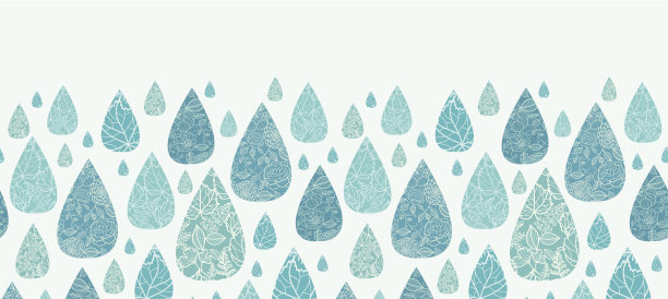 详细滴水平无缝图案装饰图片下载