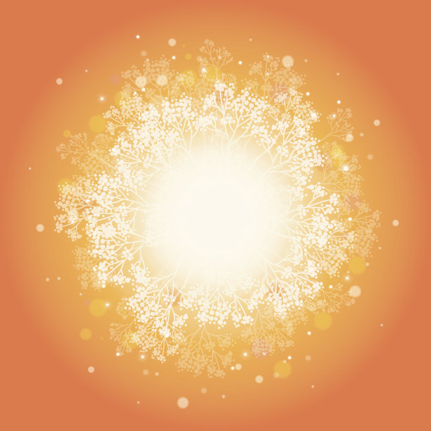 神奇的秋天森林日出背景图片下载