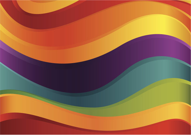 彩色线条矢量背景图片下载