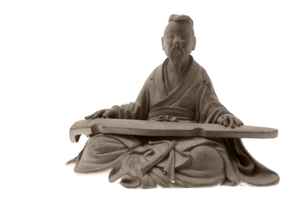 老宜兴陶瓷雕像图片下载