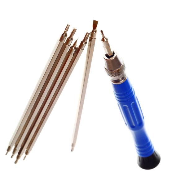 螺丝刀孤立在白色背景上图片下载