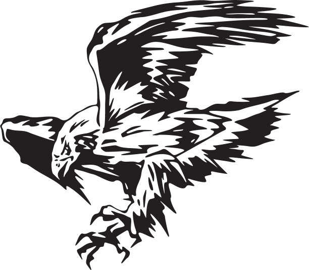 Atacking鹰(向量)图片下载