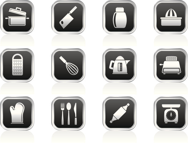 厨房和家用器具图标图片下载