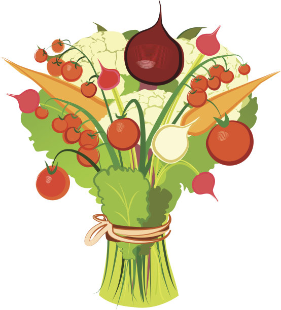 蔬菜的花束图片下载