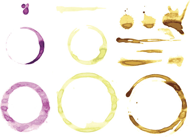 咖啡和酒渍图片下载