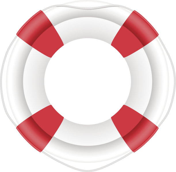 救生圈矢量图图片下载