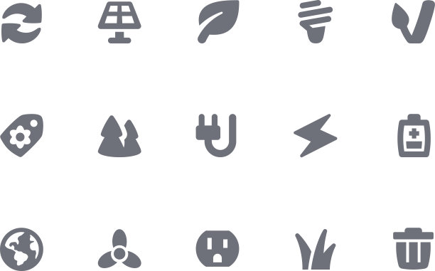 绿色能源的图标图片下载