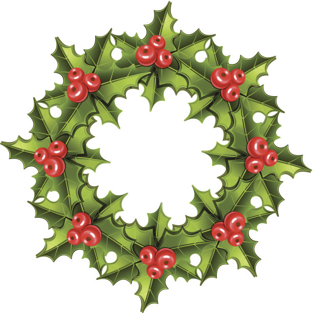 圣诞花环图片下载