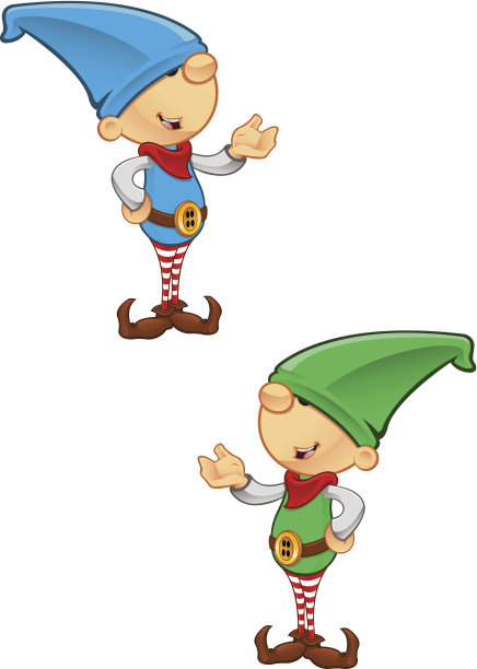 小精灵吉祥物-展示图片下载