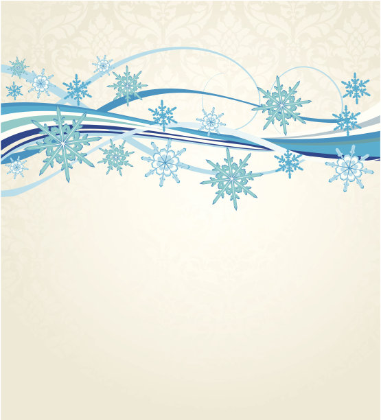 圣诞雪花插图图片下载