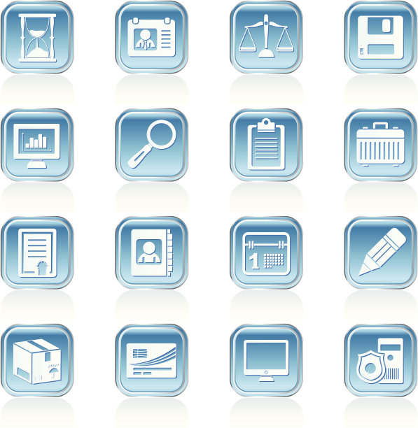 商业和办公室图标图片下载