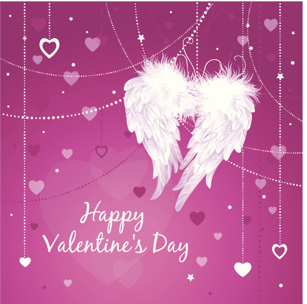 爱的翅膀。素材图片