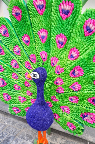 莫雷拉教堂的纸装饰(西班牙)图片下载