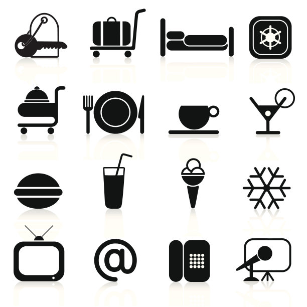 酒店图标套装-第1部分(1/2)图片下载