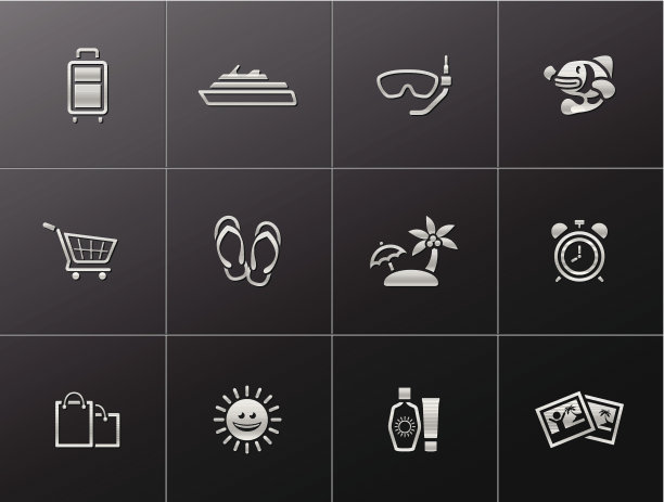 金属图标-更多的旅行图片下载