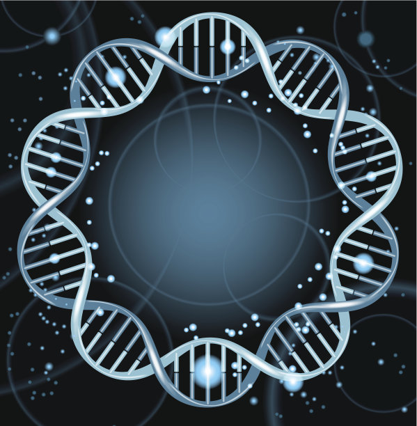 向量背景dna图片下载