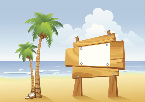 夏天的海滩图片下载